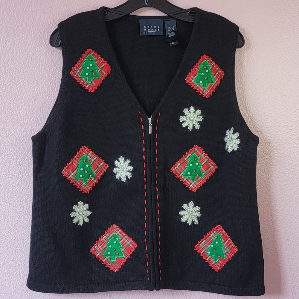 Crazy Horse Christmas Sport  Vest/  XL.